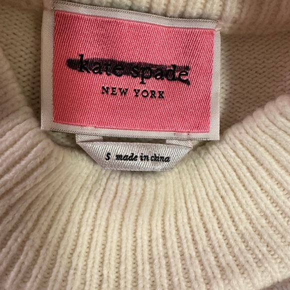 Kate Spade Lips Kisses Sweater Pink and Red Size Small - Picture 6 of 13